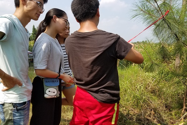 朱书记在工地外介绍