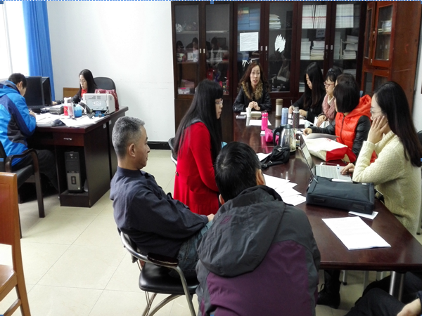 孙阳院长参加基础英语教研室学习现场