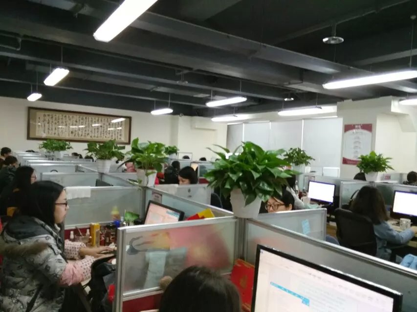 各个部门正在工作