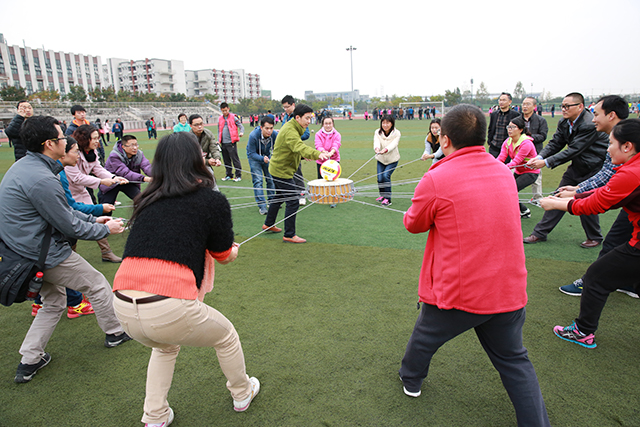 同心鼓比赛中