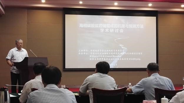 前中国石化集团总公司副总经理牟书令教授致闭幕词